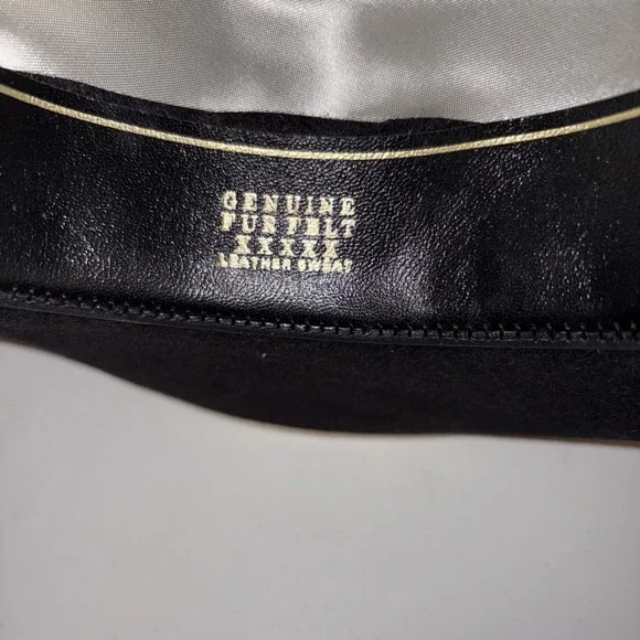 Beaver Brand Hats Fur Felt Size 6 7/8 Vintage - Picture 7 of 9